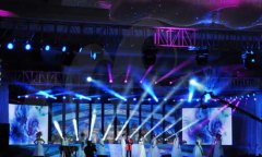 大連希爾頓大酒店LED全彩顯示屏R5S項(xiàng)目80平方米