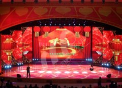 濰坊青州電視臺(tái)V06 、M12LED全彩顯示屏200平方米