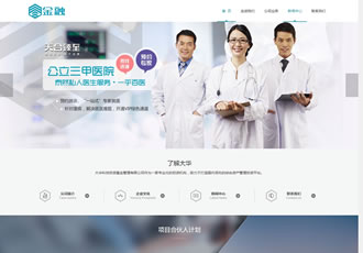 響應式金融股權投資管理企業(yè)織夢模板(自適應手