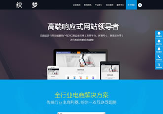 互聯(lián)網(wǎng)網(wǎng)絡(luò)建設(shè)計(jì)類企業(yè)織夢dedecms模板(帶手機(jī)