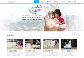 自適應(yīng)電子防盜產(chǎn)品展示網(wǎng)站織夢(mèng)模板