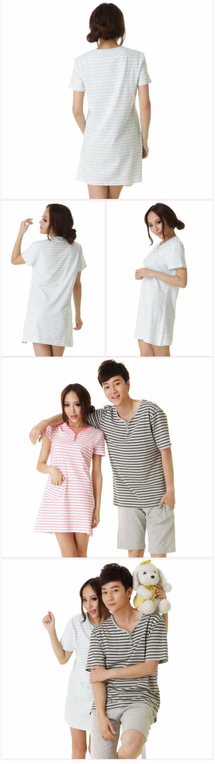女式睡衣T恤夏裝短袖描述