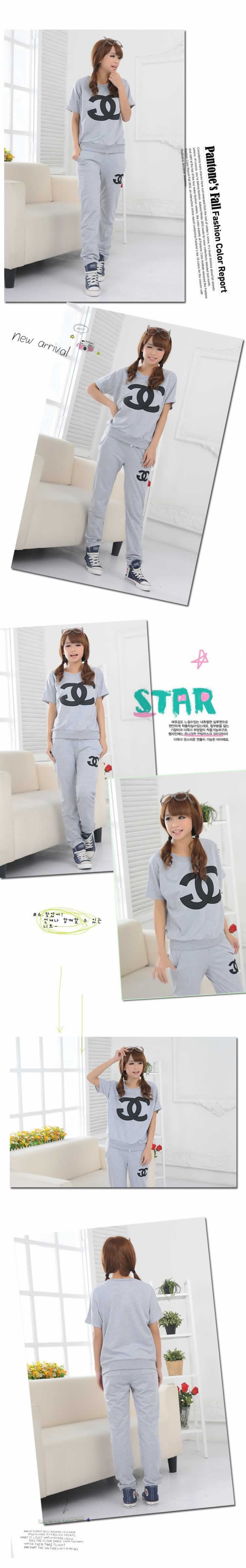 女裝女式運(yùn)動(dòng)裝模特展示